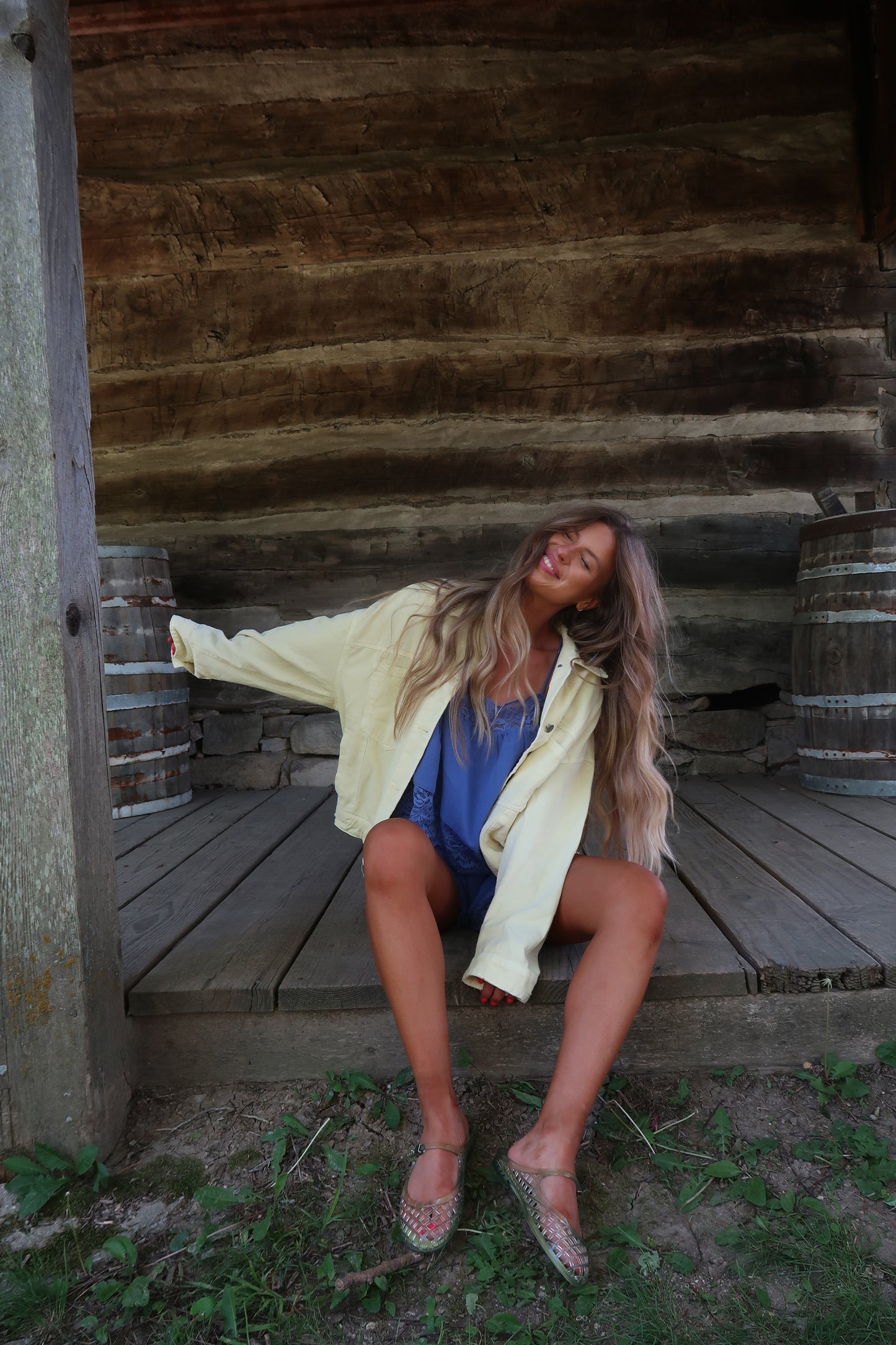 Lemon Drop Denim Jacket