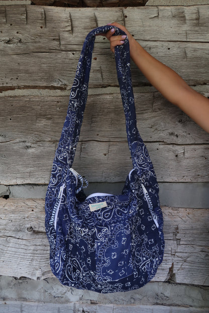 Charlie Bandana Patchwork Quilted Sling Bag