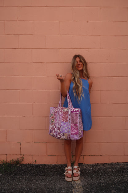 Daphne Quilted Tote Bag