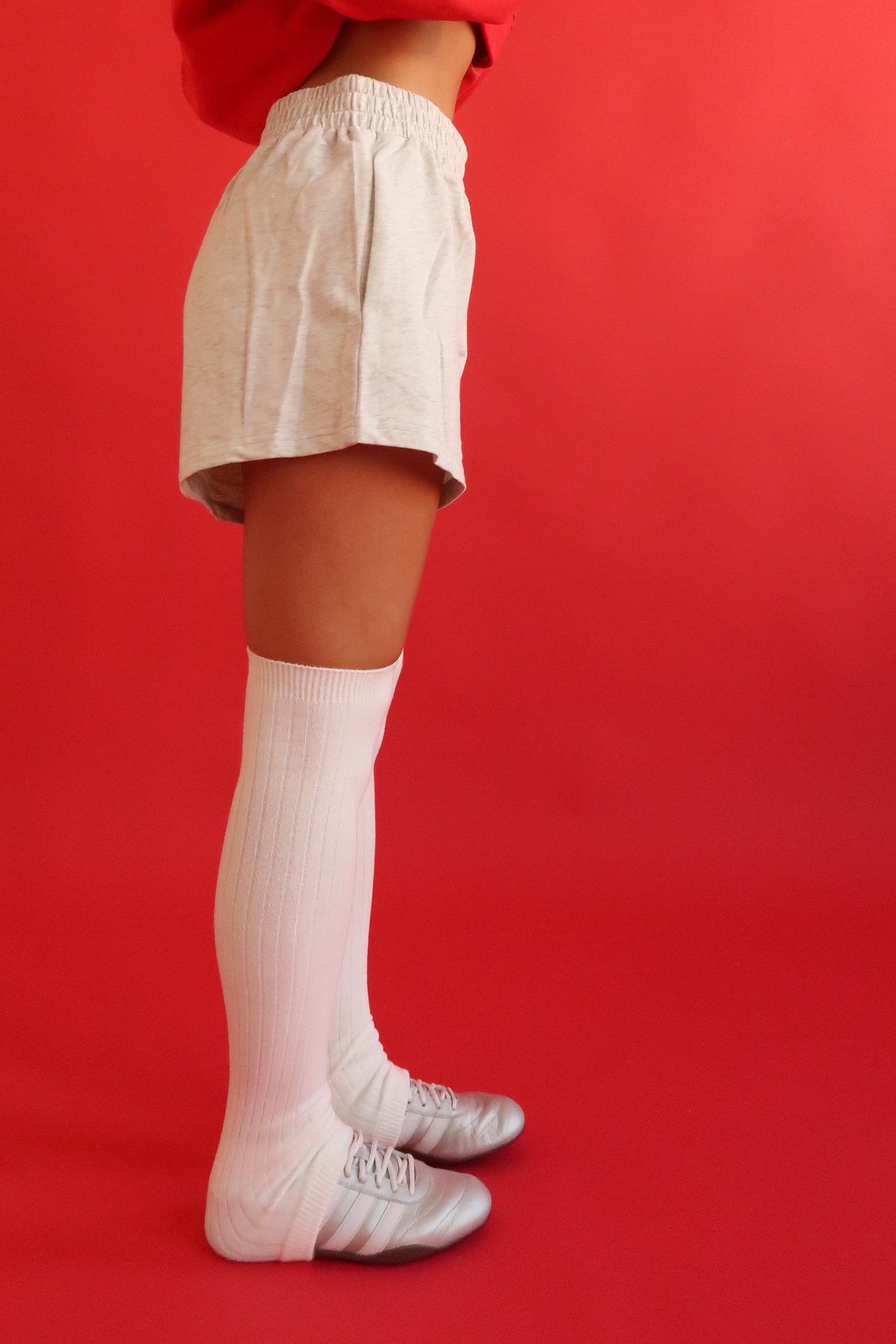 Grey Relaxed Sweat Shorts