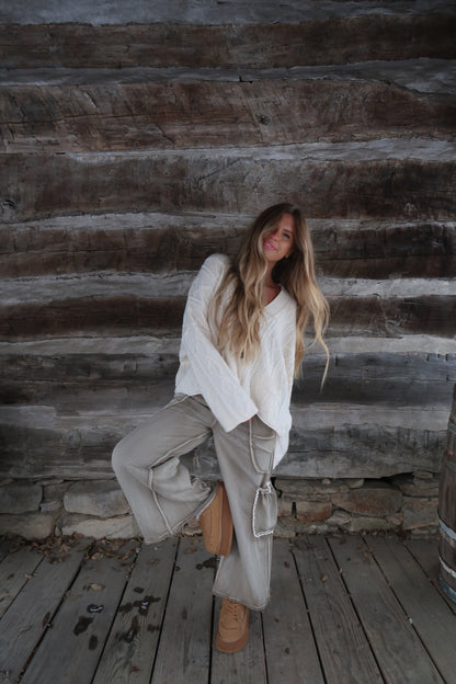 Drift Stud Wide Leg Pants