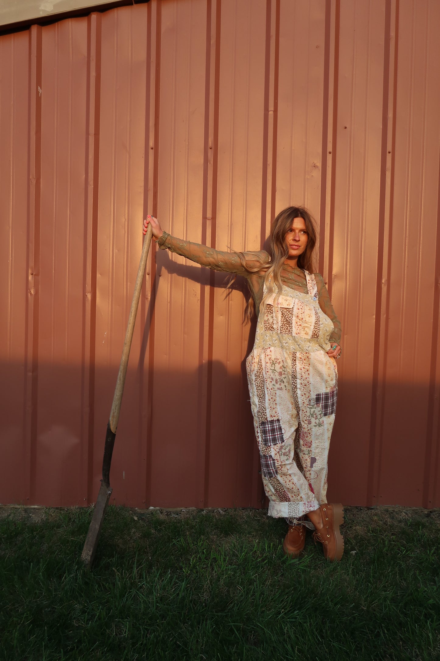 Olive Lace Sheer Long Sleeve