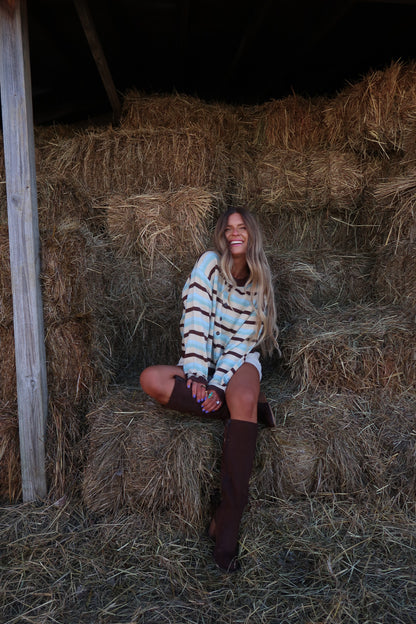 Grounded Stripe Cardigan