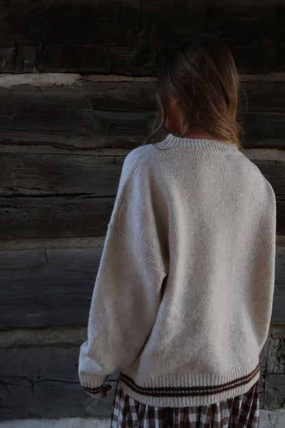 Cream See ya, Cowboy Sweater