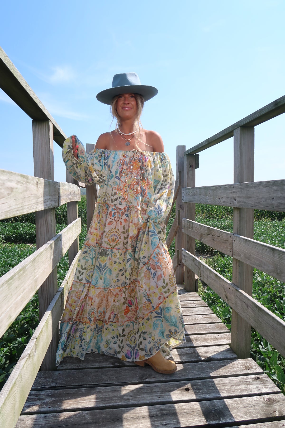 Harvest Blooms Maxi Dress