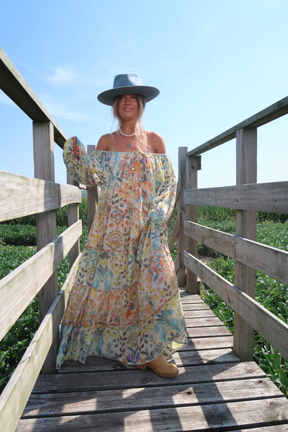 Harvest Blooms Maxi Dress