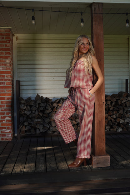 Apple Pie Plaid Set