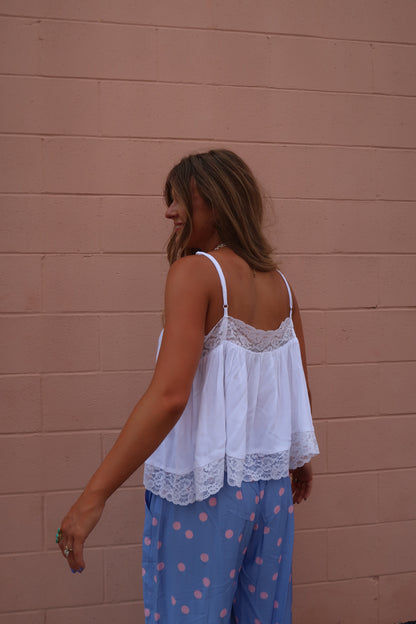 Ivory Lace Tank