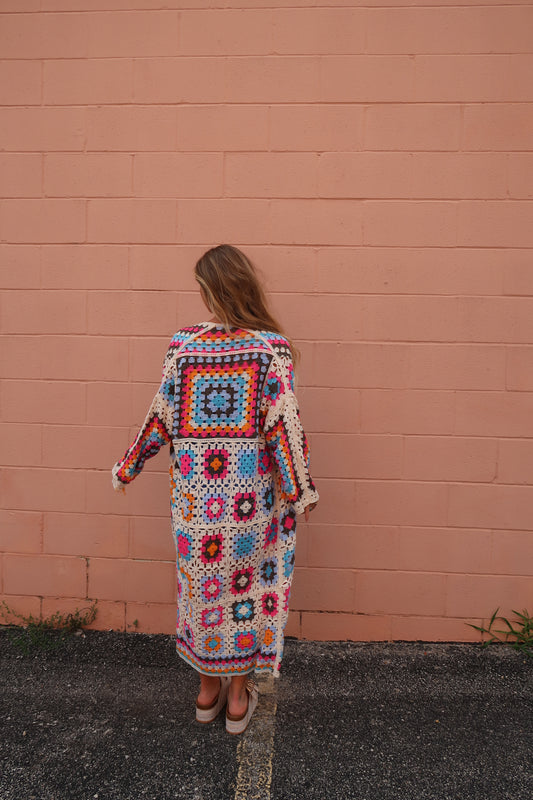 Vivid Boho Crochet Knit