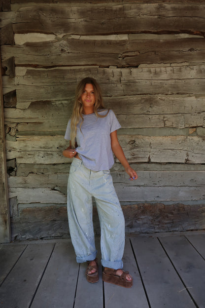 Grey Boxy Tee