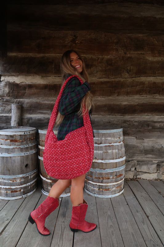 Ruby Quilted Sling Bag