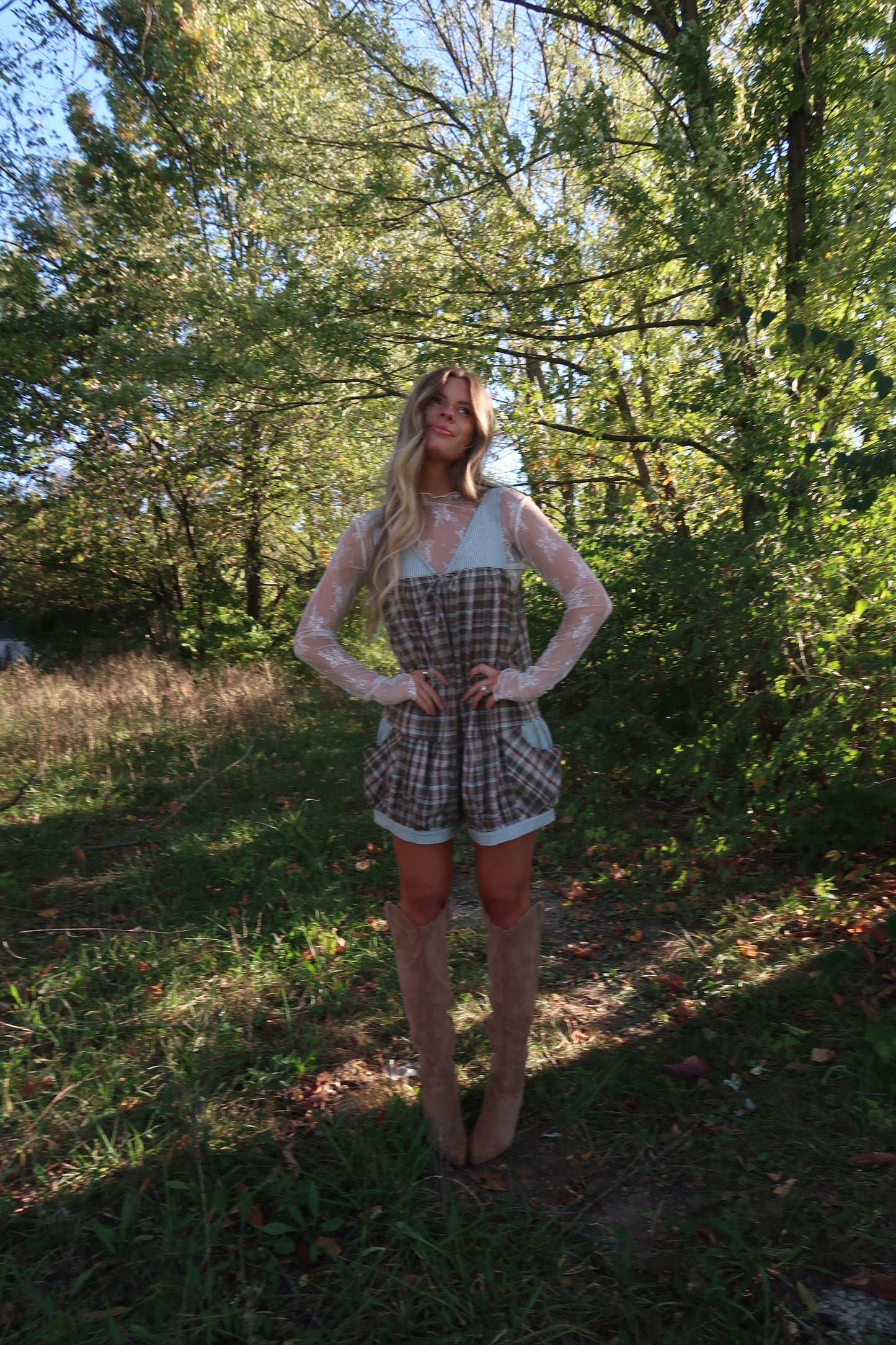 Sweet as Pecan Romper