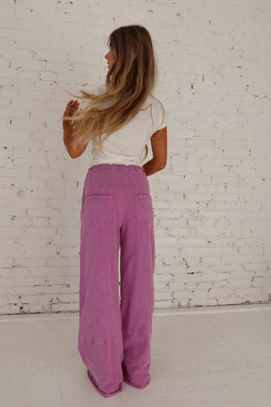 Orchid Wide Cargo Leg Pant