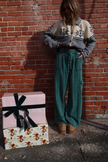 Pine Cotton Cargo Pant