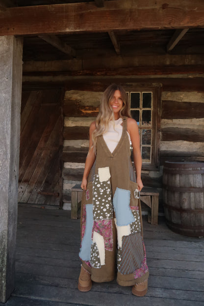 Feast mode patchwork Jumper