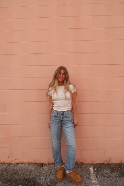heather grey everyday baby tee