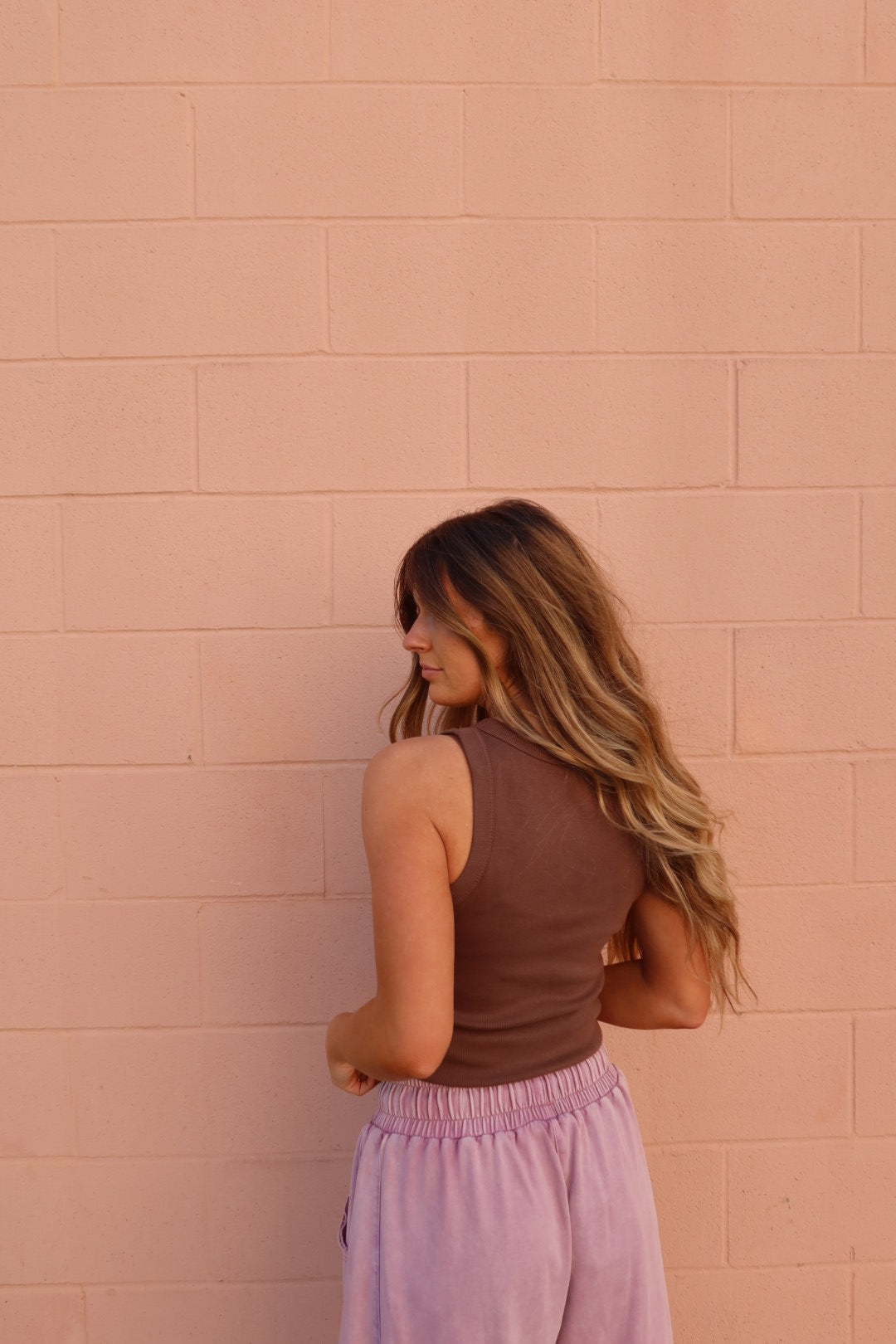 Brown High Neck Tank