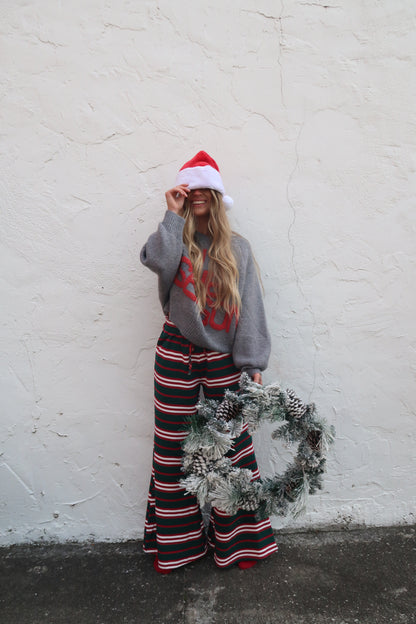 Tis the Season Grey Sweater