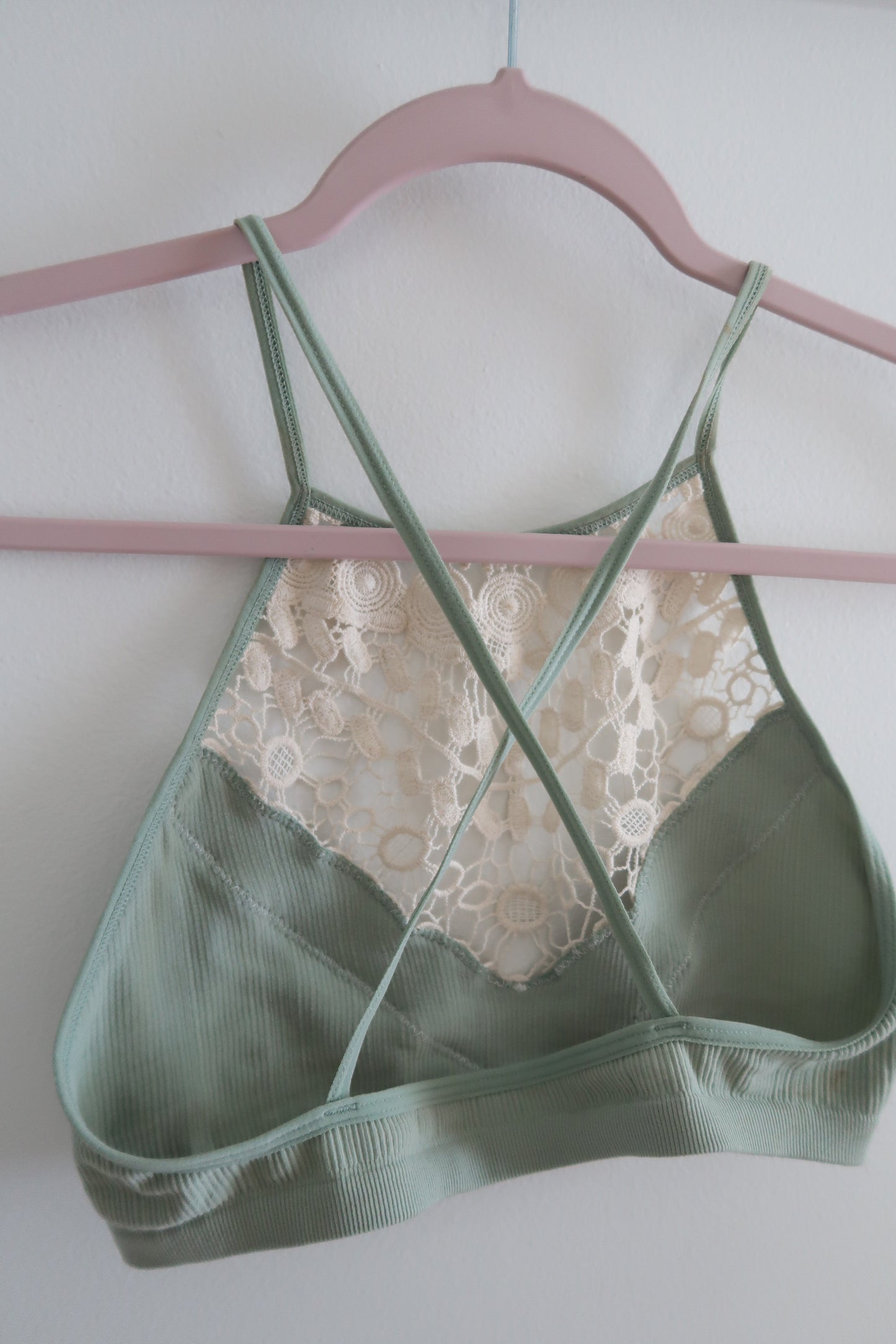 Sage Boho Bralette