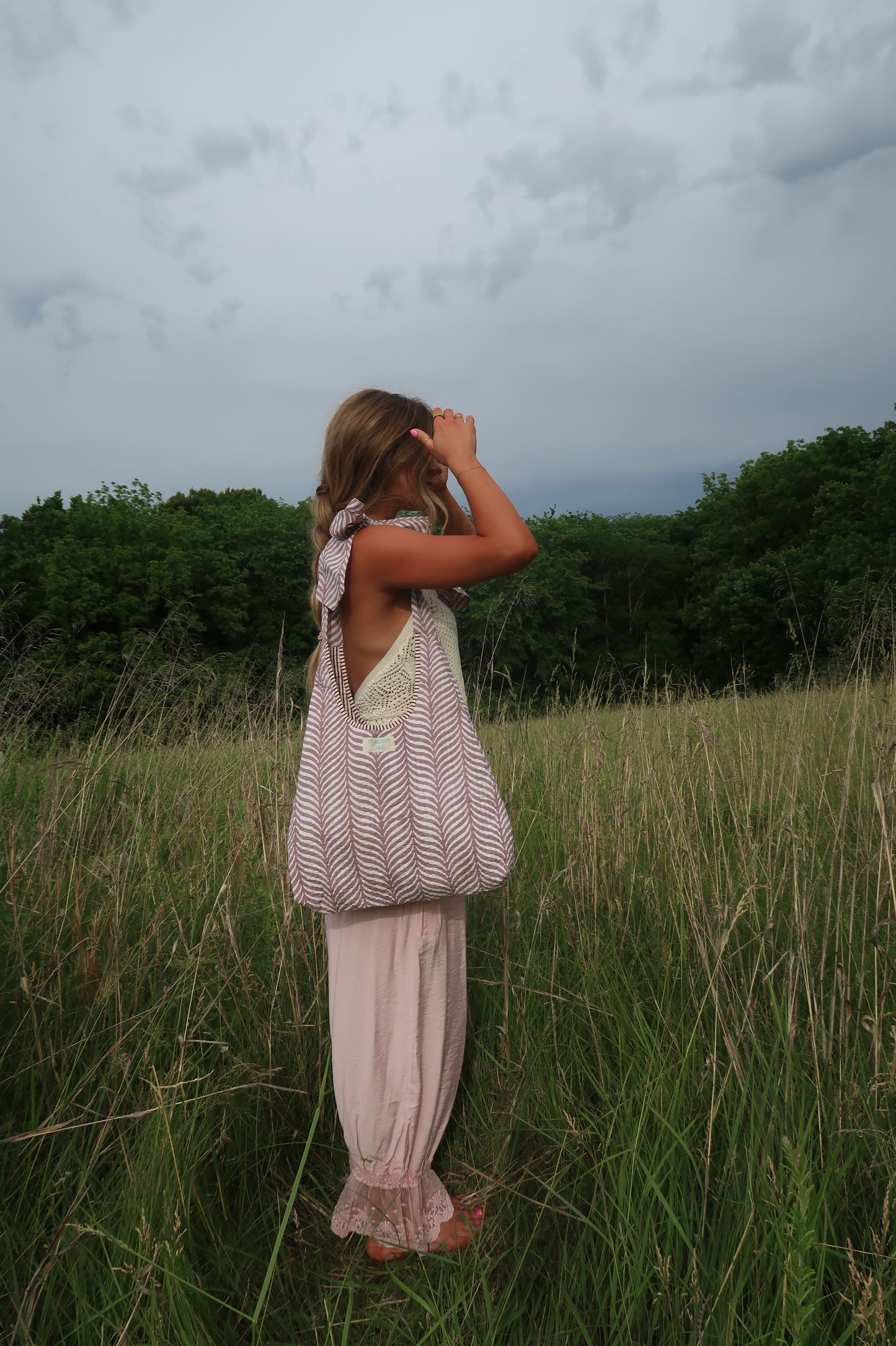 Zoey Quilted Oversized Bow Purse