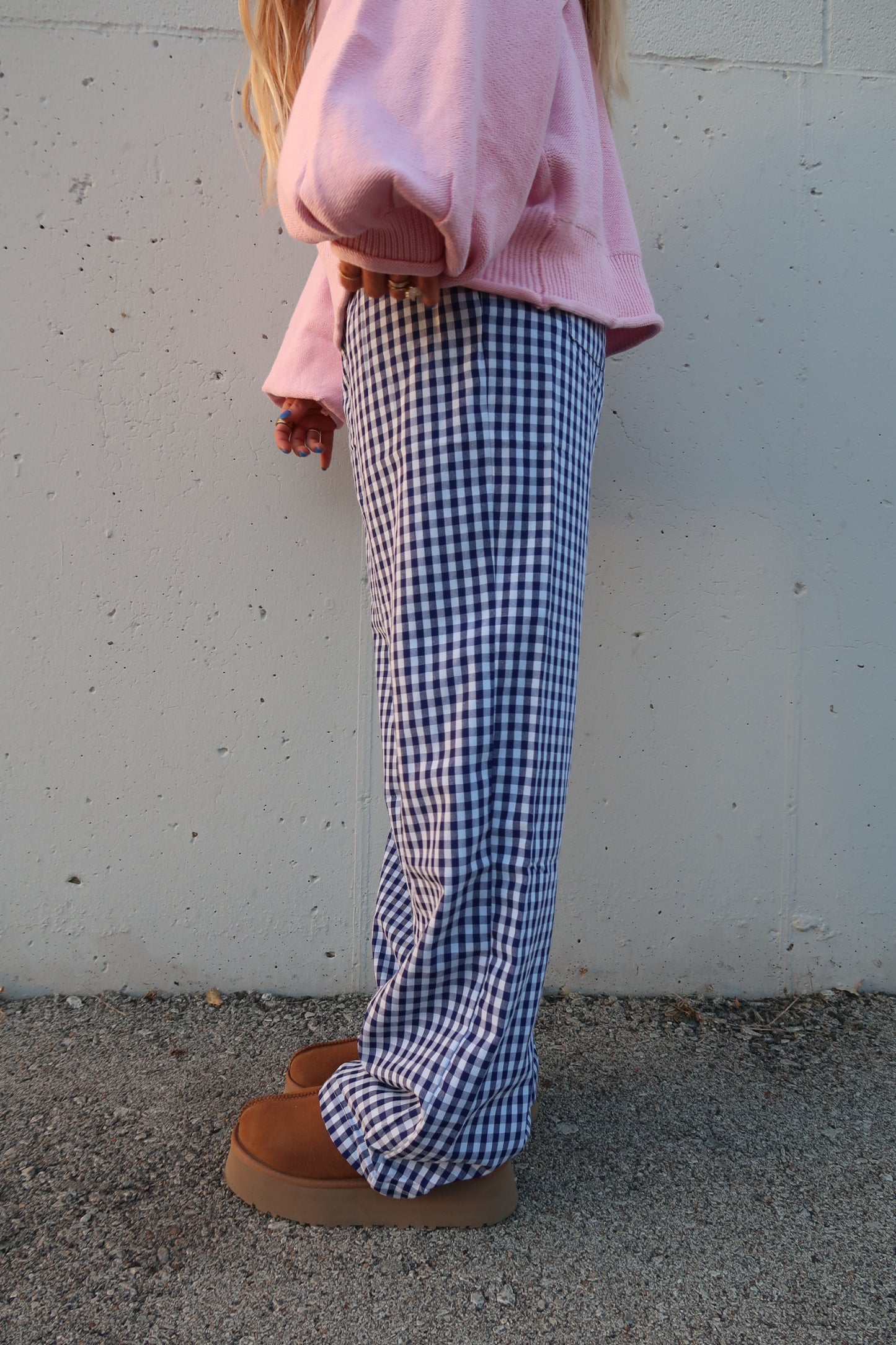 Midnight Gingham Pant