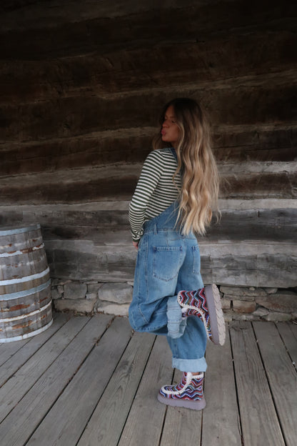 Benny Barrel Leg Overalls