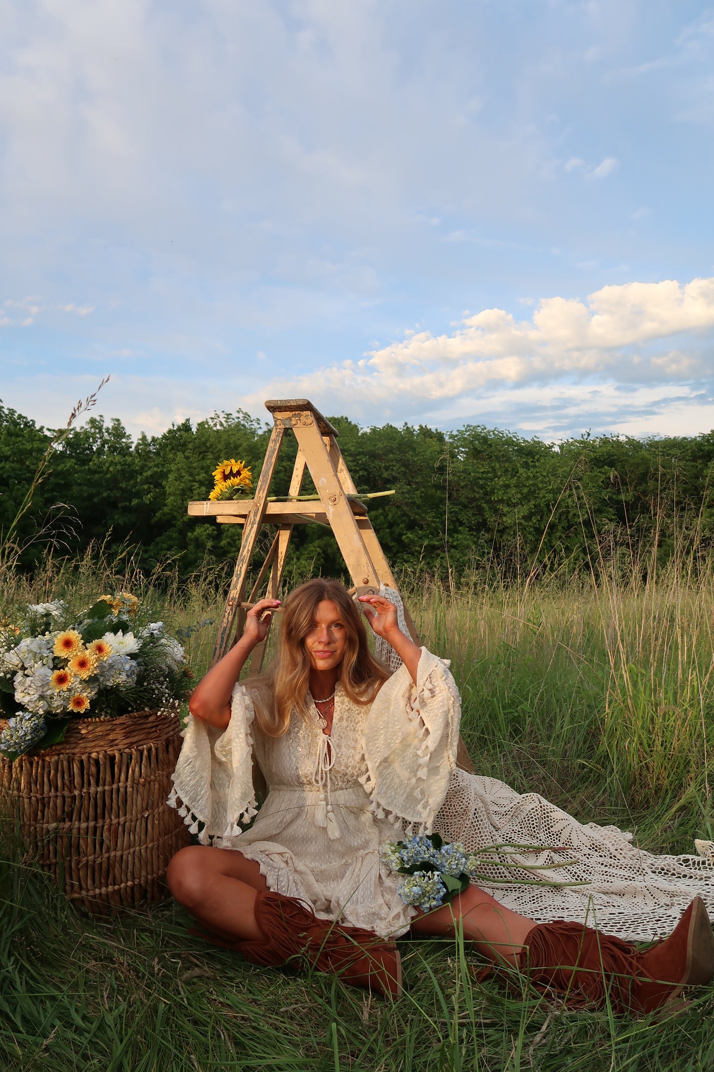 Golden Hour Shimmer Dress
