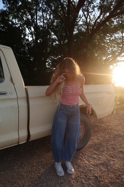 Butterfeild Gingham Top