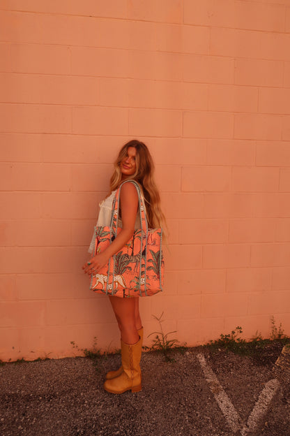 Diego Quilted Tote Bag