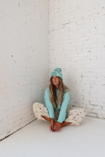 Drift Away Cable Knit Sweater