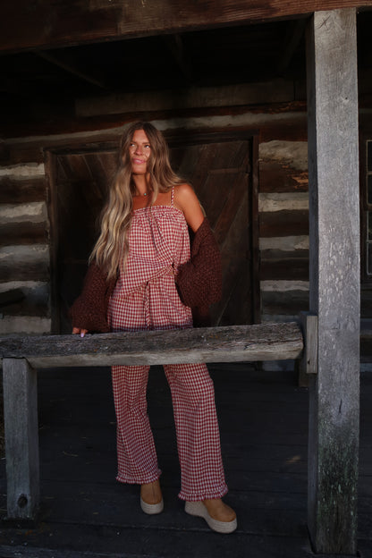 Apple Pie Plaid Set