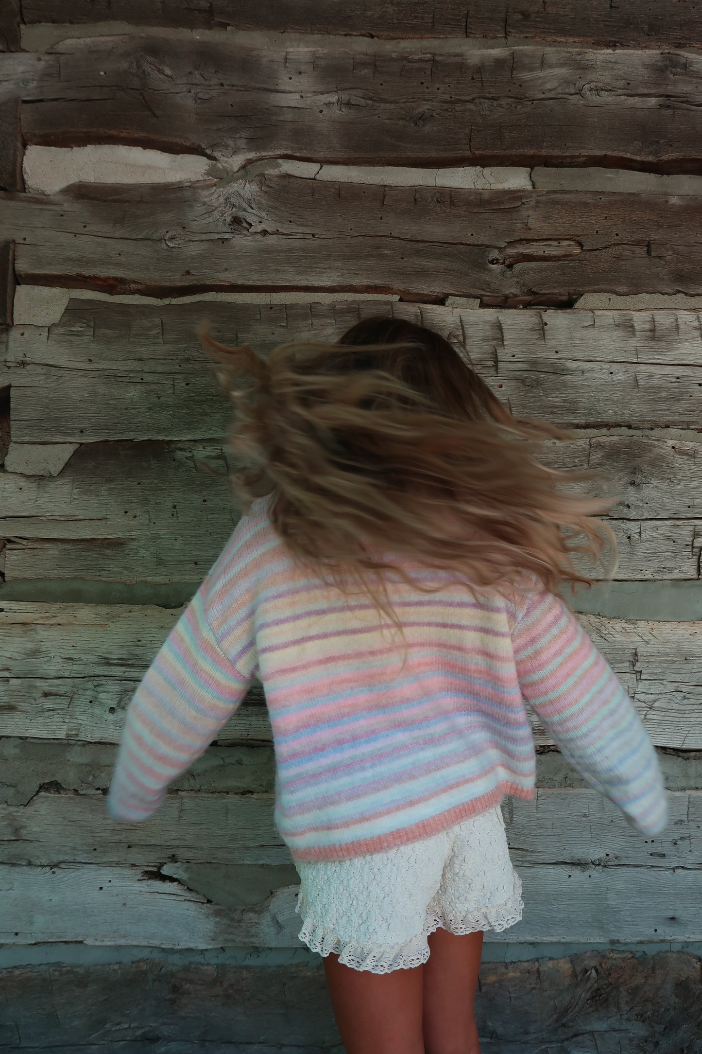 Spring Air Stripe Cardigan