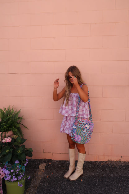 Remi Quilted Hobo Bag