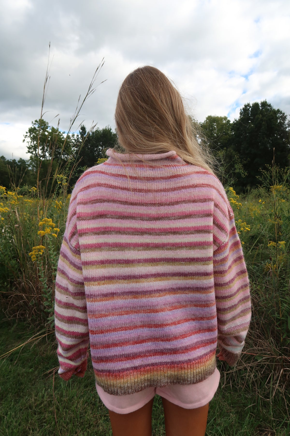 Desert Air Stripe Mockneck
