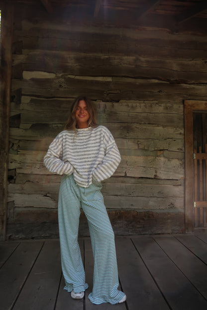Cloud Stripe Everyday cardi
