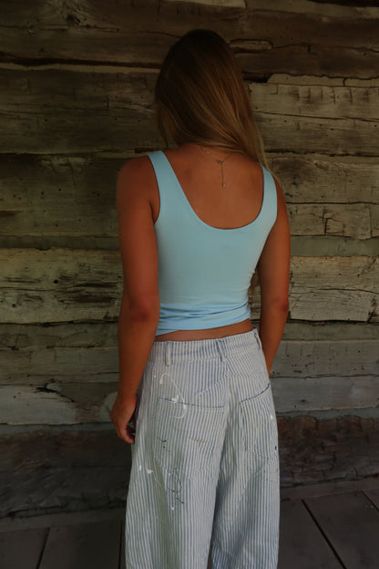 Baby Blue Back To Basics Tank