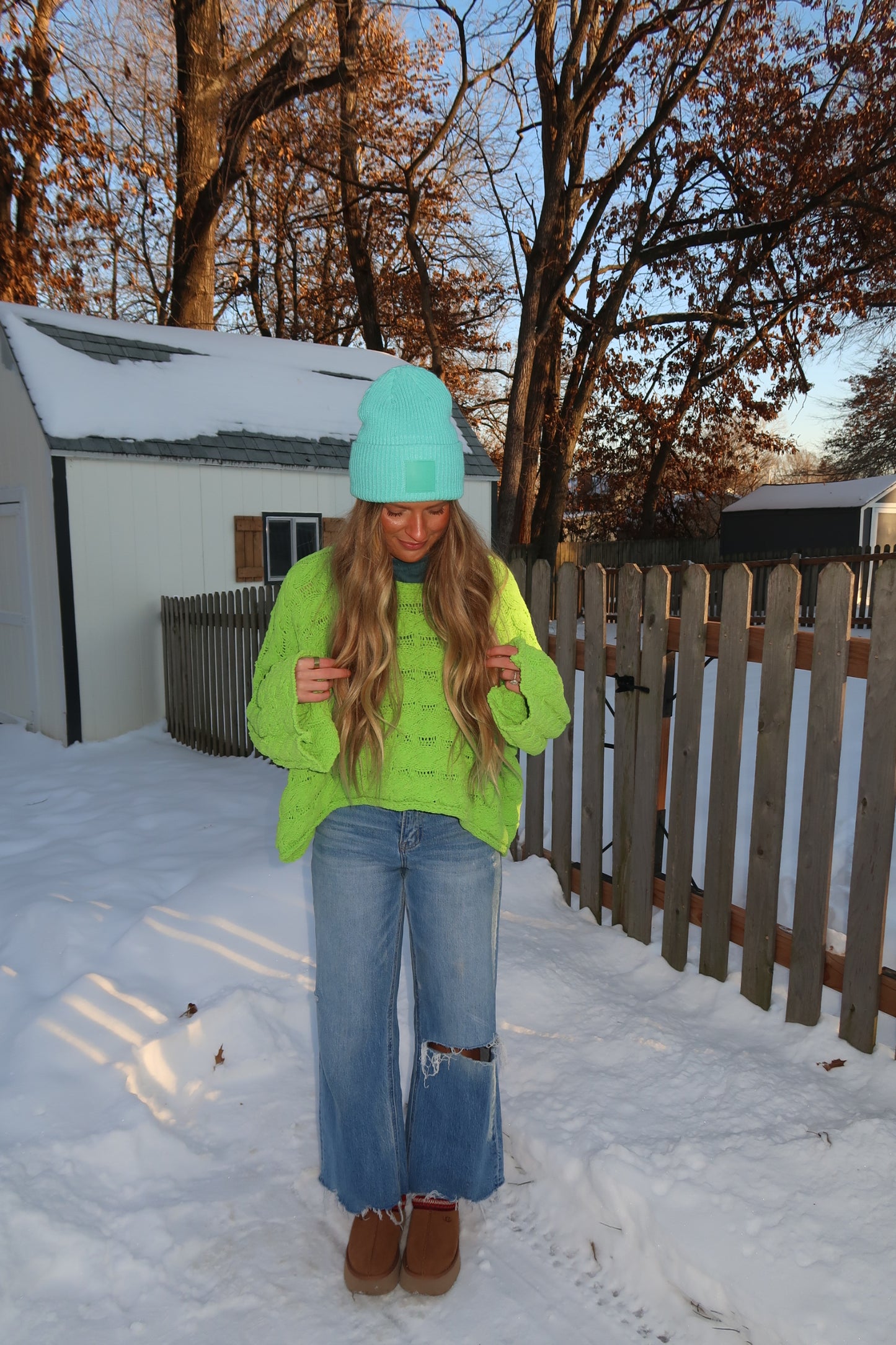 Winter Mint Beanie