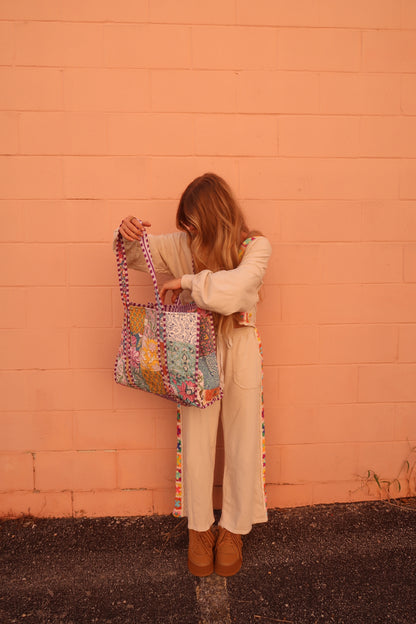 Sally Quilted Tote Bag
