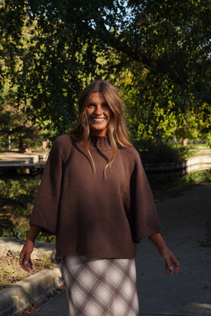 Mocklate 3/4 Mockneck Sweater