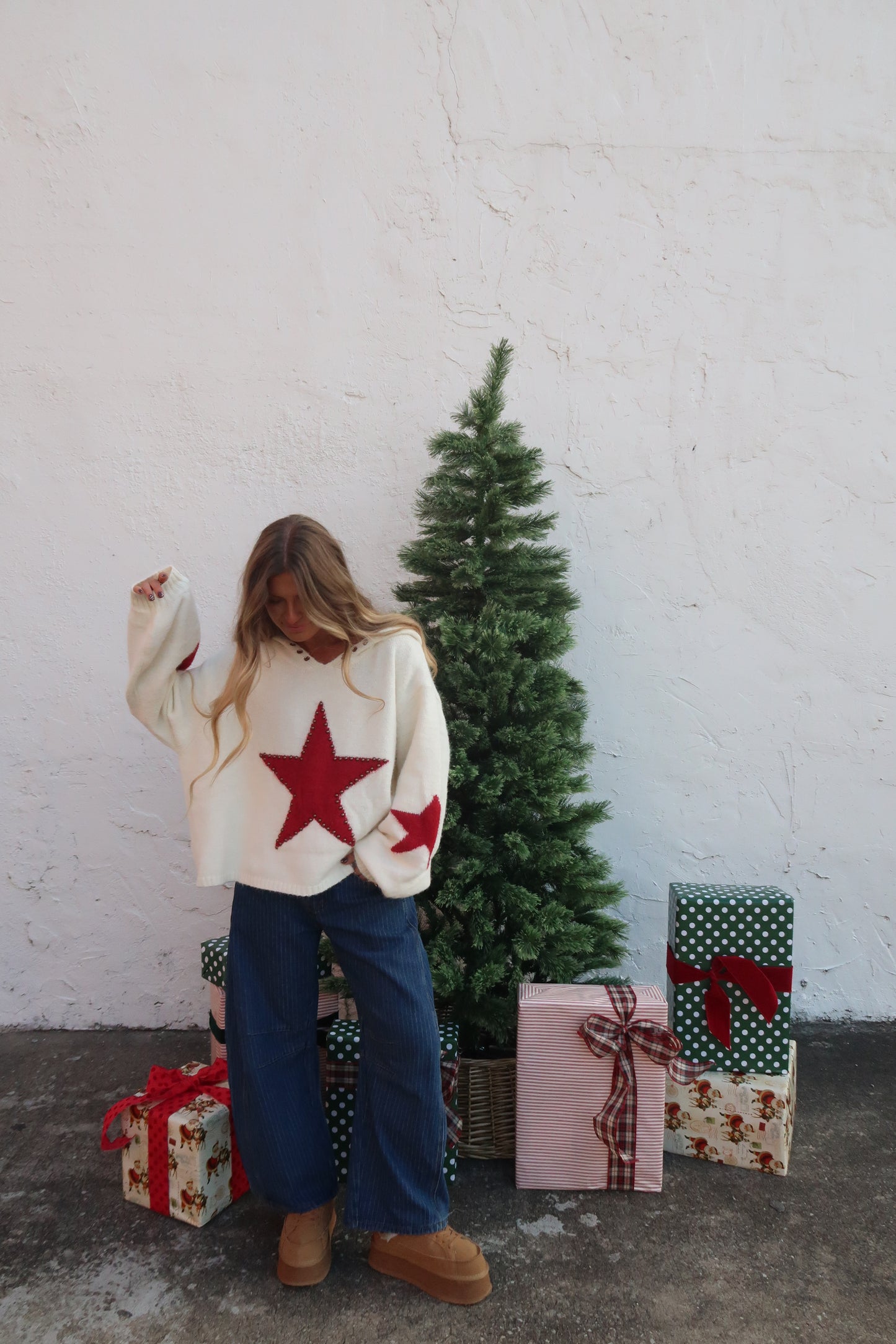 Star Hooded Sweater