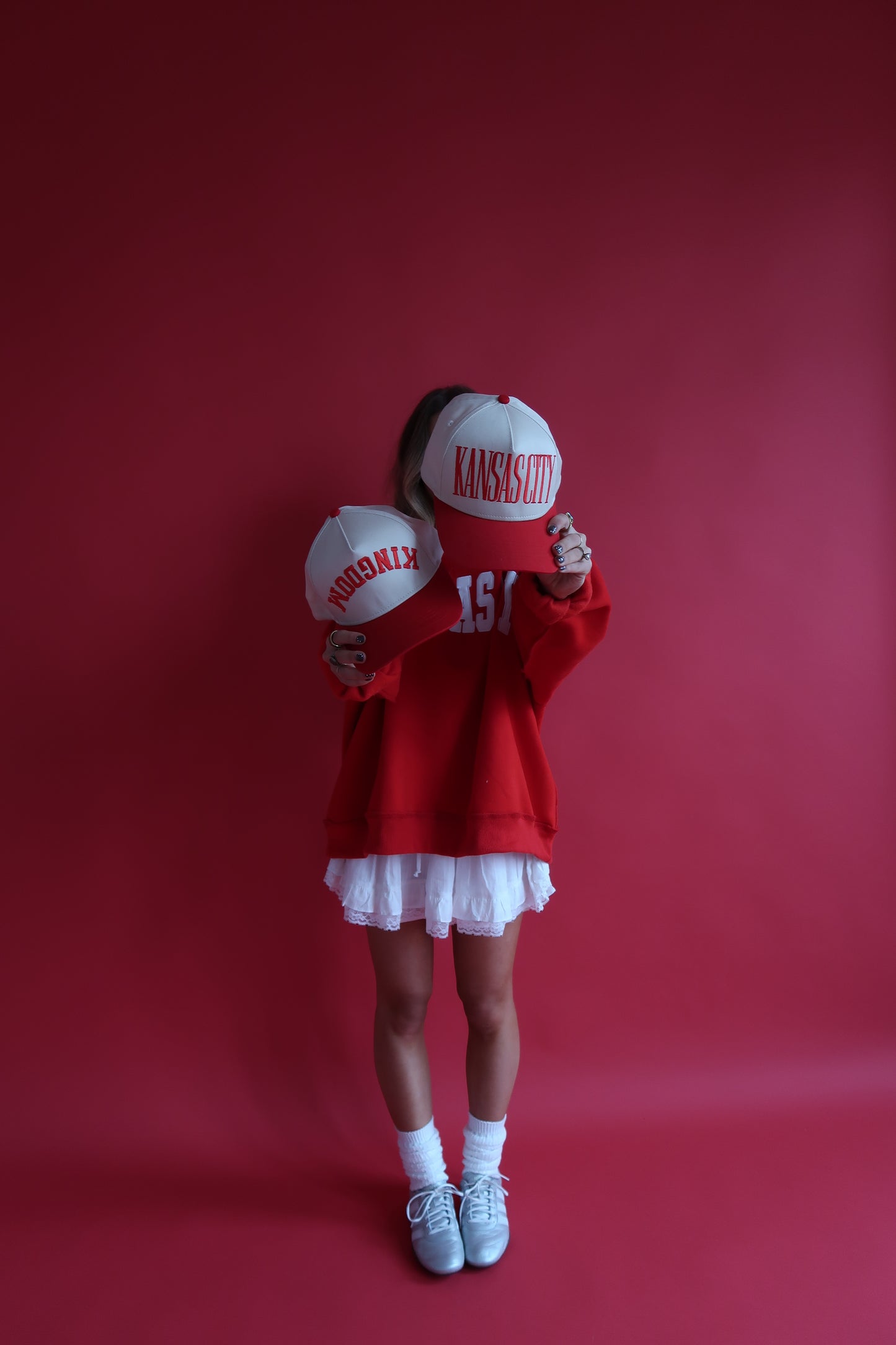 Red Kansas City Trucker Hat