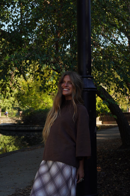 Mocklate 3/4 Mockneck Sweater