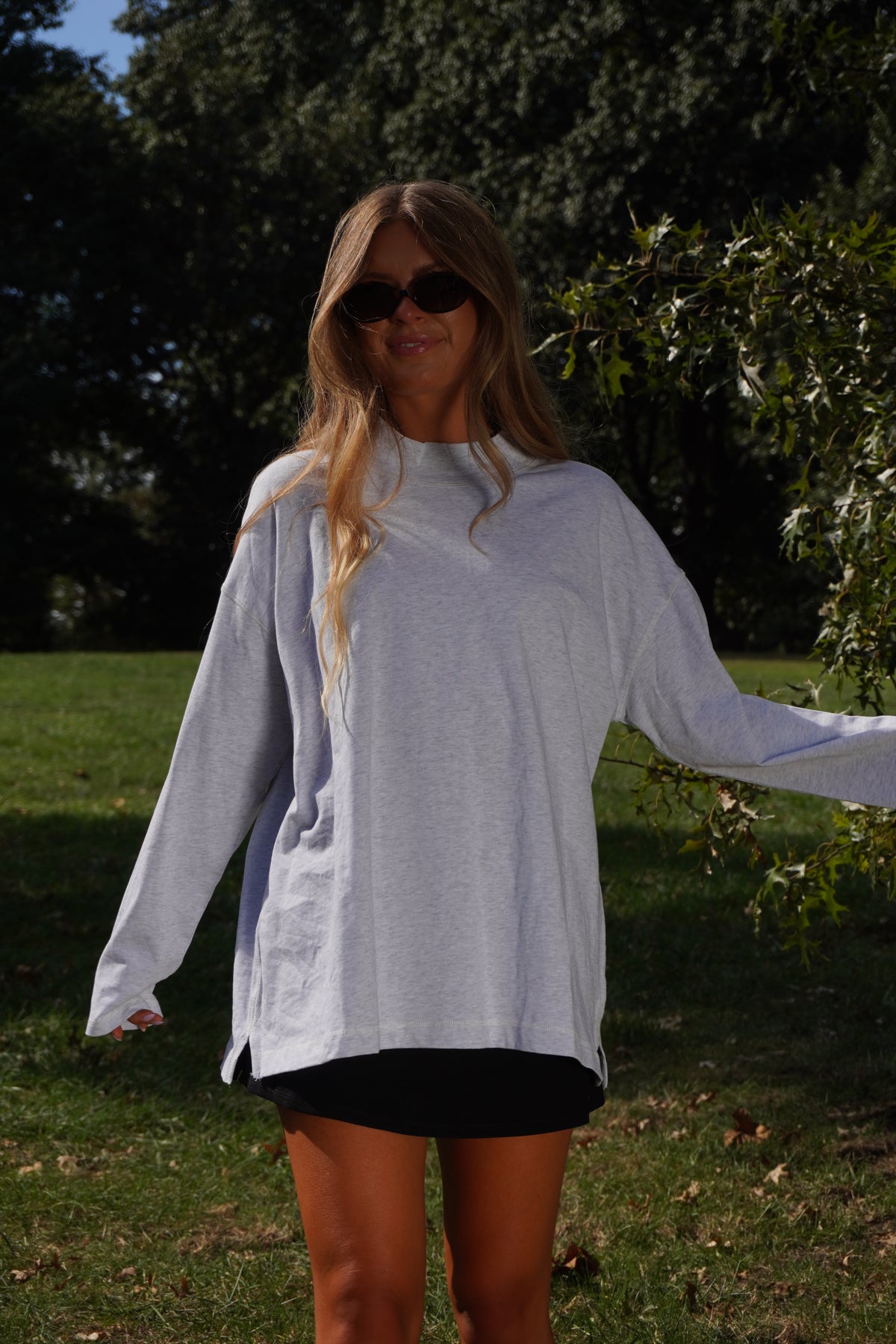 Concrete Jungle Mockneck Long Slv