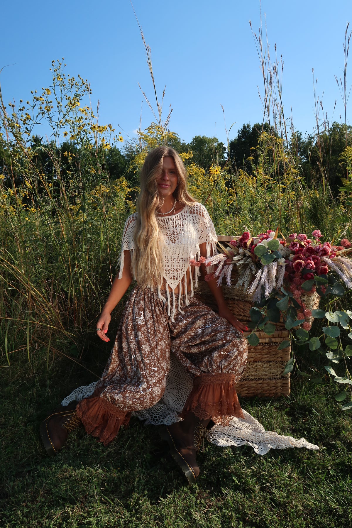 Acorn Fringe Poncho