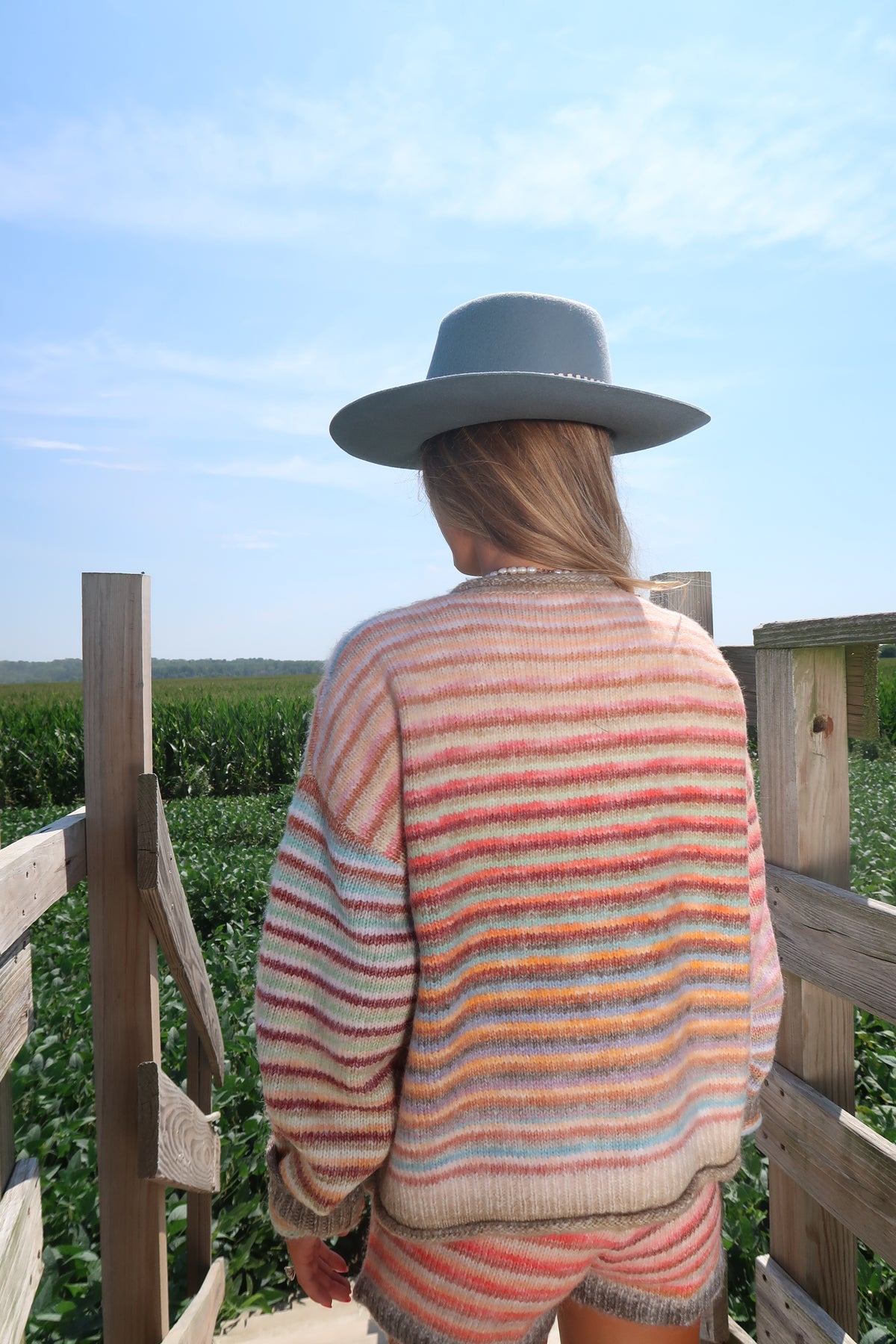 Autumn Air Stripe Cardigan
