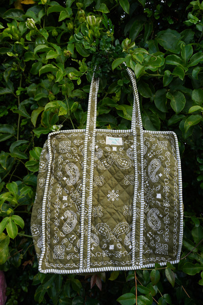 Reef Bandana Quilted Dote Bag