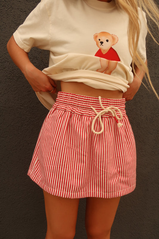Retro Red Skort