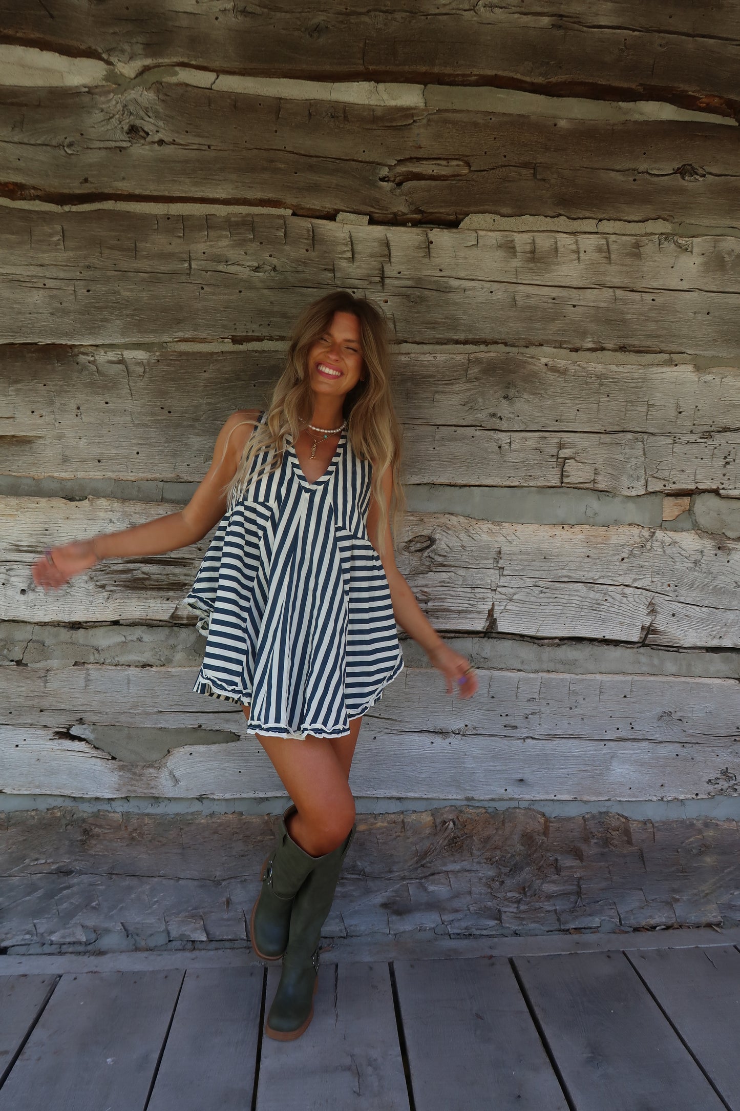 Marina Stripe Romper