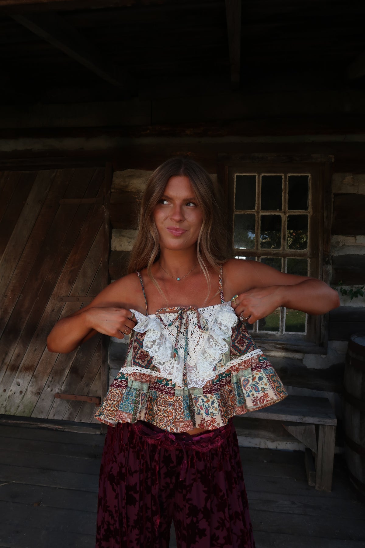 Rusty Patchwork Prairie Tank