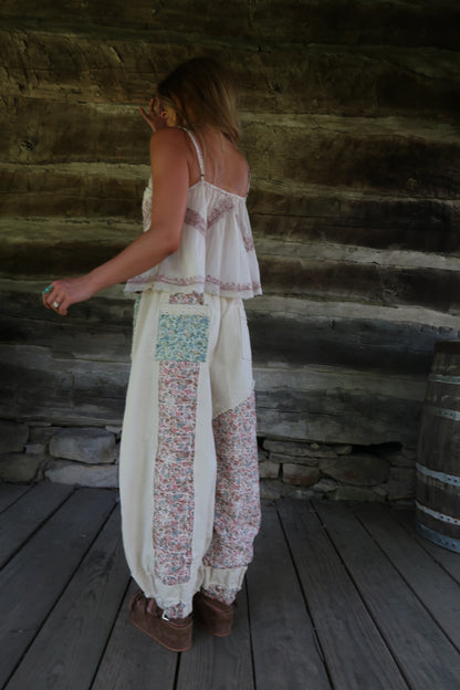 Sweet as Honey Patchwork Jogger